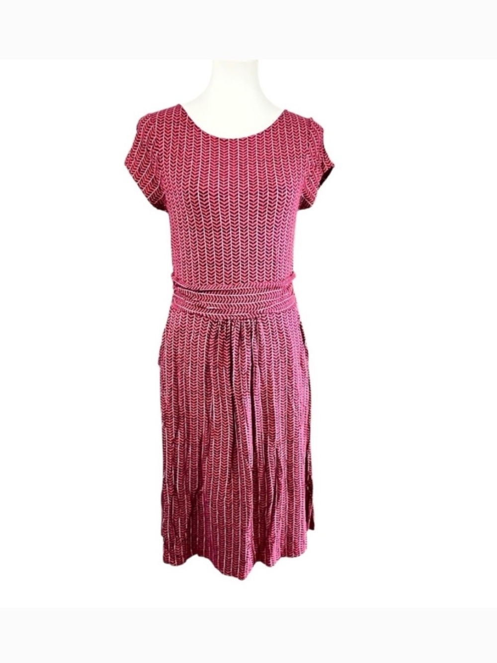Boden Amelie Jersey Knit Fit & Flare, Size 14